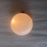Small half-spherical wall and ceiling light 15 cm opaline glass