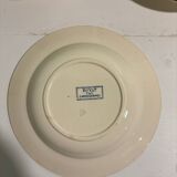 Art Nouveau plates Sarreguemine Royat