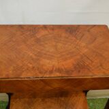 Walnut console table 1950