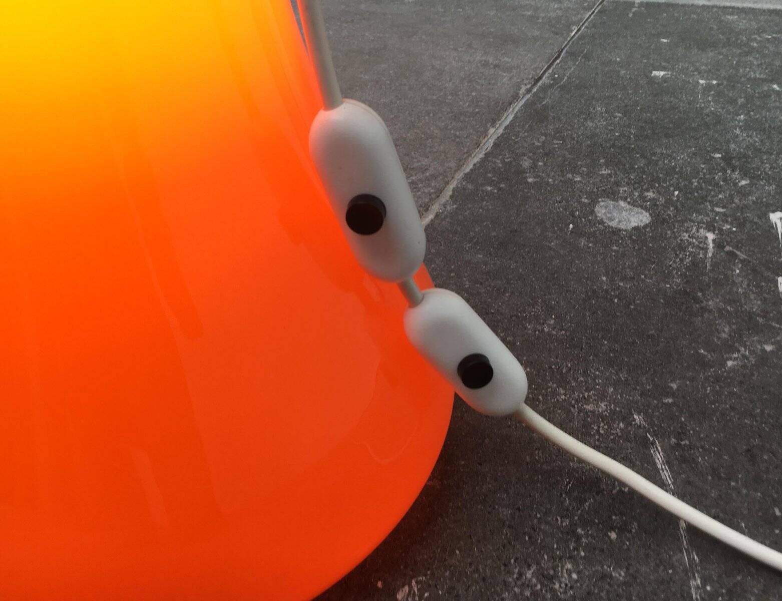 Murano Glass Floor Lamp Model Birillo Mid-Century Italian Space, 1960s