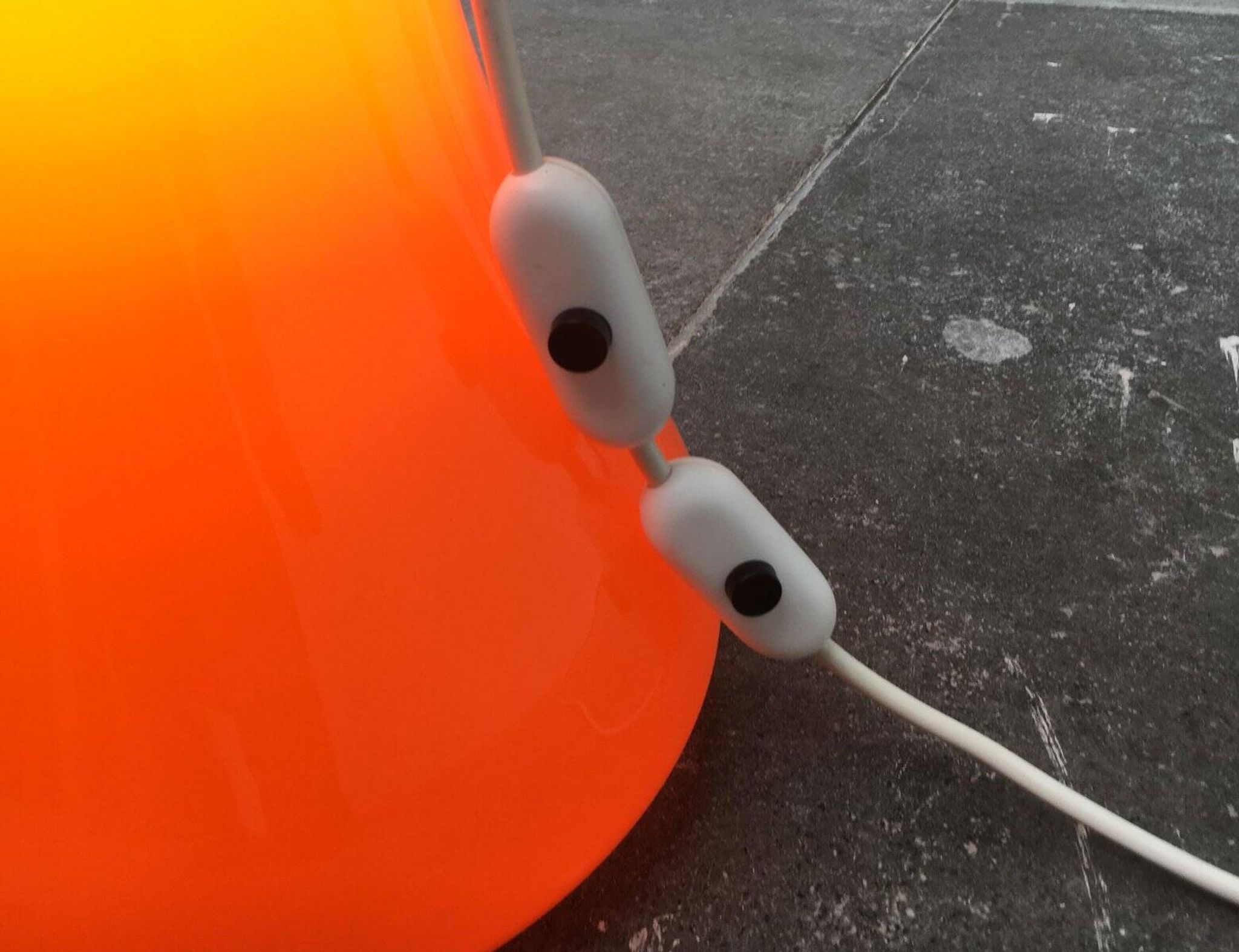 Murano Glass Floor Lamp Model Birillo Mid-Century Italian Space, 1960s