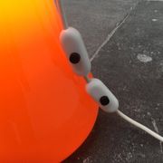 Murano Glass Floor Lamp Model Birillo Mid-Century Italian Space, 1960s