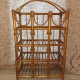 Wicker rattan shelf