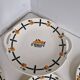 Badonviller art deco platter and 6 dessert plates