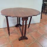 Table get leg en acajou