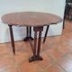 Table get leg en acajou