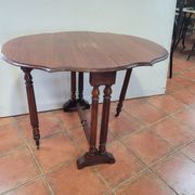 Table get leg en acajou