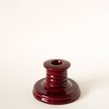 Ceramic candle holder, Bordeaux, Vallauris style, 1960