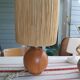 Lampe vous et raphia vintage