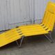 Vintage deckchair kurz design, germany 1960