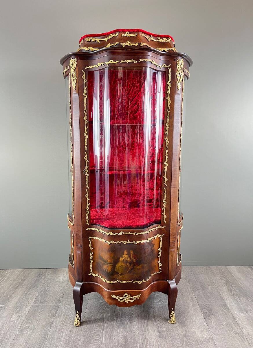 Louis XV Style Display Cabinet, 19th Century