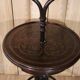 Thonet style curved wood bathroom cabinet