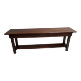 Antique oak sidetable  workbench