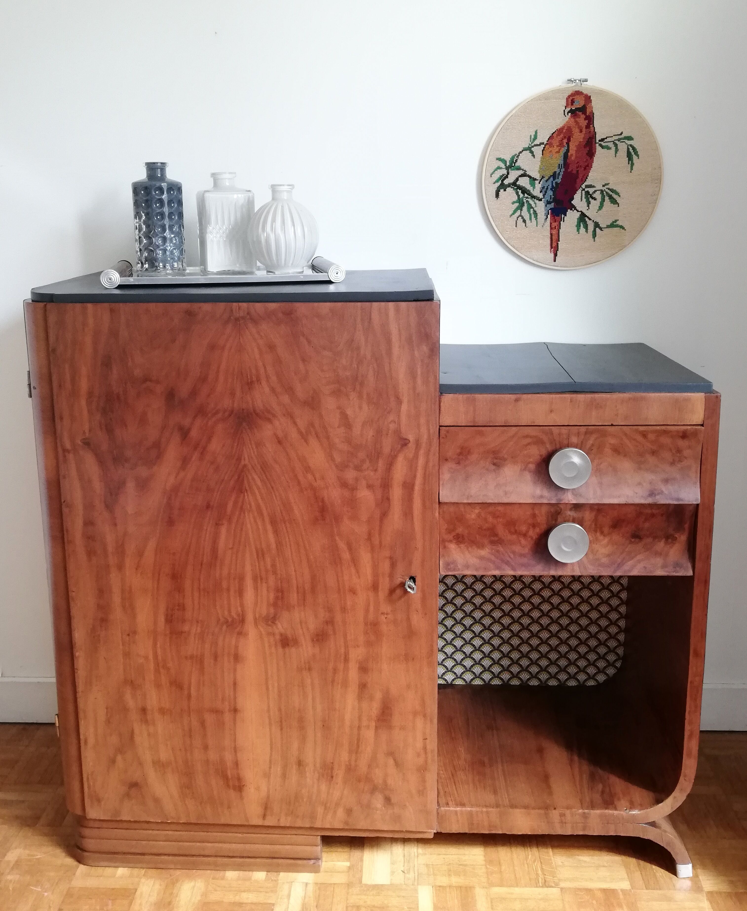 Asymmetrical art deco buffet