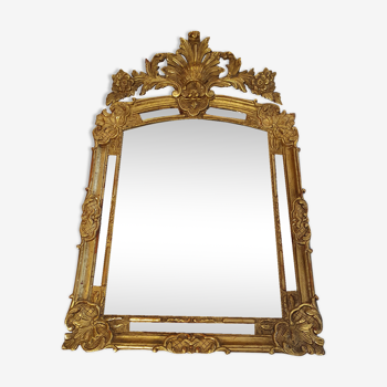 Miroir bois doré