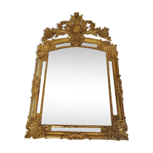 miroir bois doré