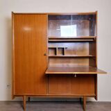 Vintage secretary cabinet from the 60s in teak