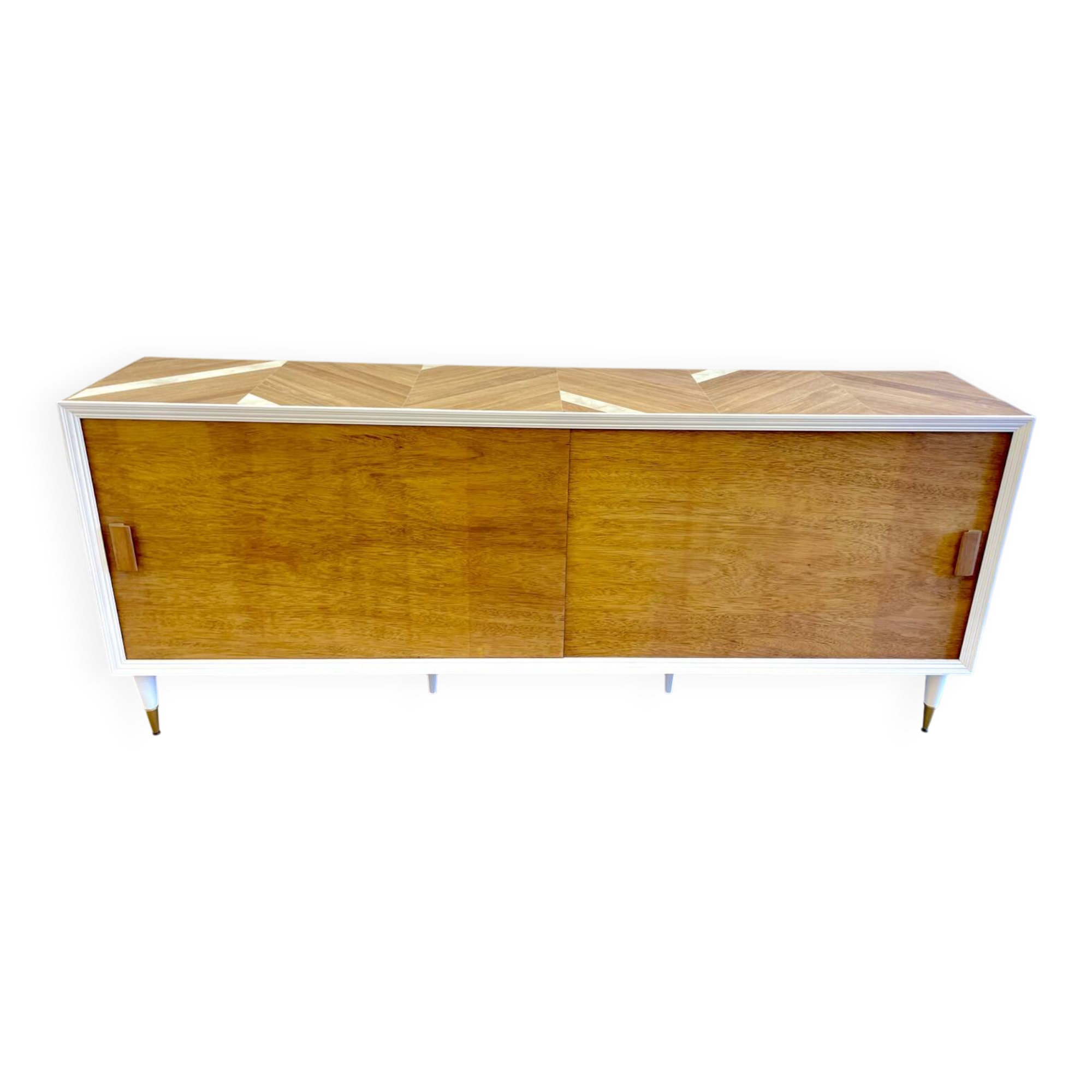 Vintage sliding door enfilade