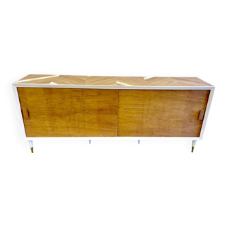 Vintage sliding door enfilade