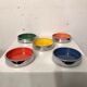 Series of 5 stackable cups, Isamu Kenmochi, 1970