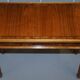 Pair of console tables David Linley 1993 walnut burr