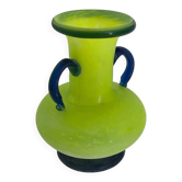 70s vase in glass paste