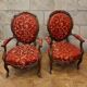 pair of mahogany armchairs, dating from the 19th century