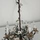 Chandelier with floral decoration