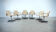 Set of six Italian conference chairs