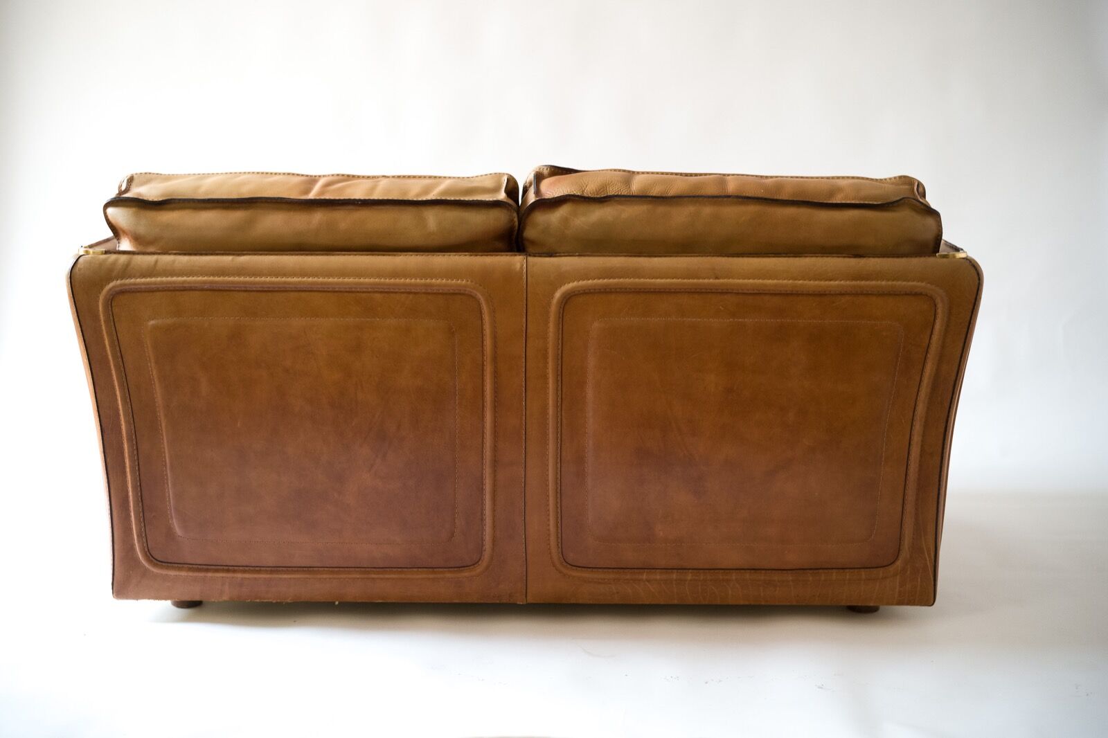 Vintage leather sofa Maison Roche et Bobois