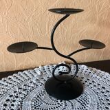 Candlestick black 3 branches candlestick