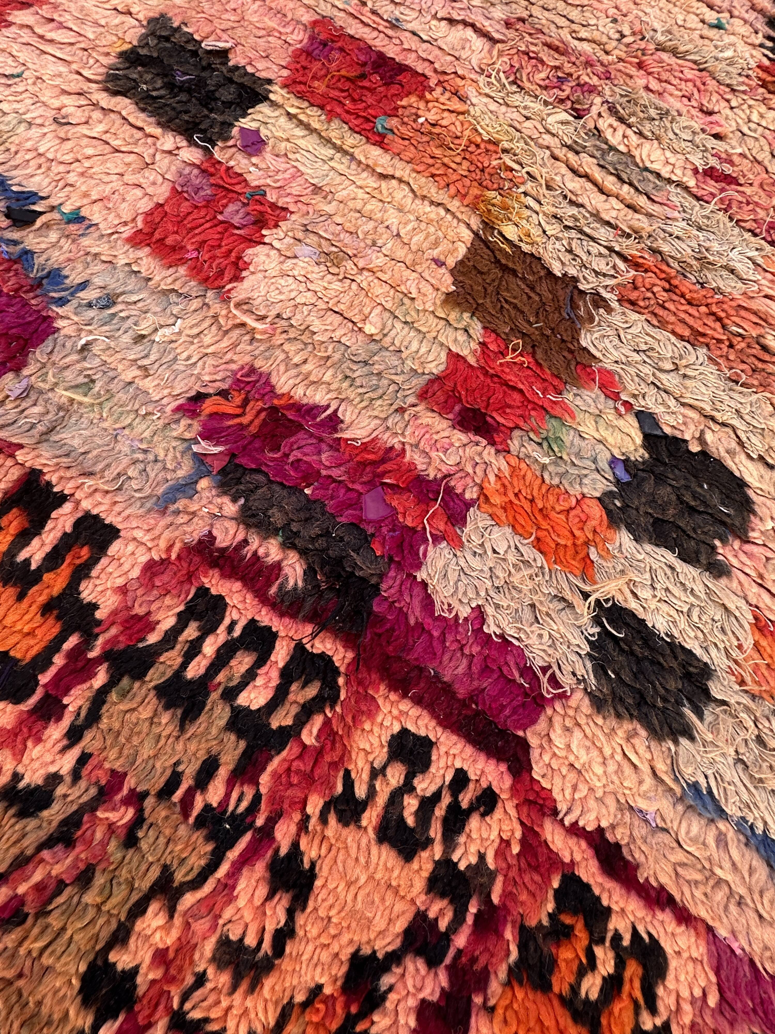 Colorful Boujad Moroccan rug - 200 x 179 cm