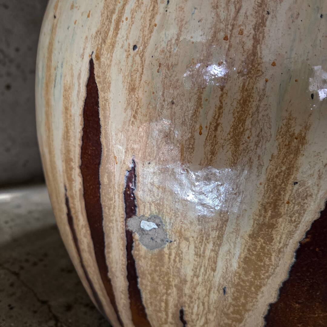 Terracotta floor lamp 1970