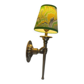 Hand Bronze Style André Arbus Wall Sconce