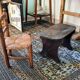 Chaise enfant campagnarde paillée