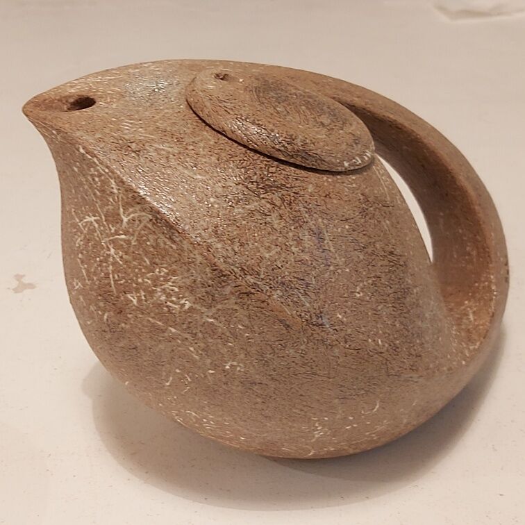 André Bloch sandstone teapot and bowls