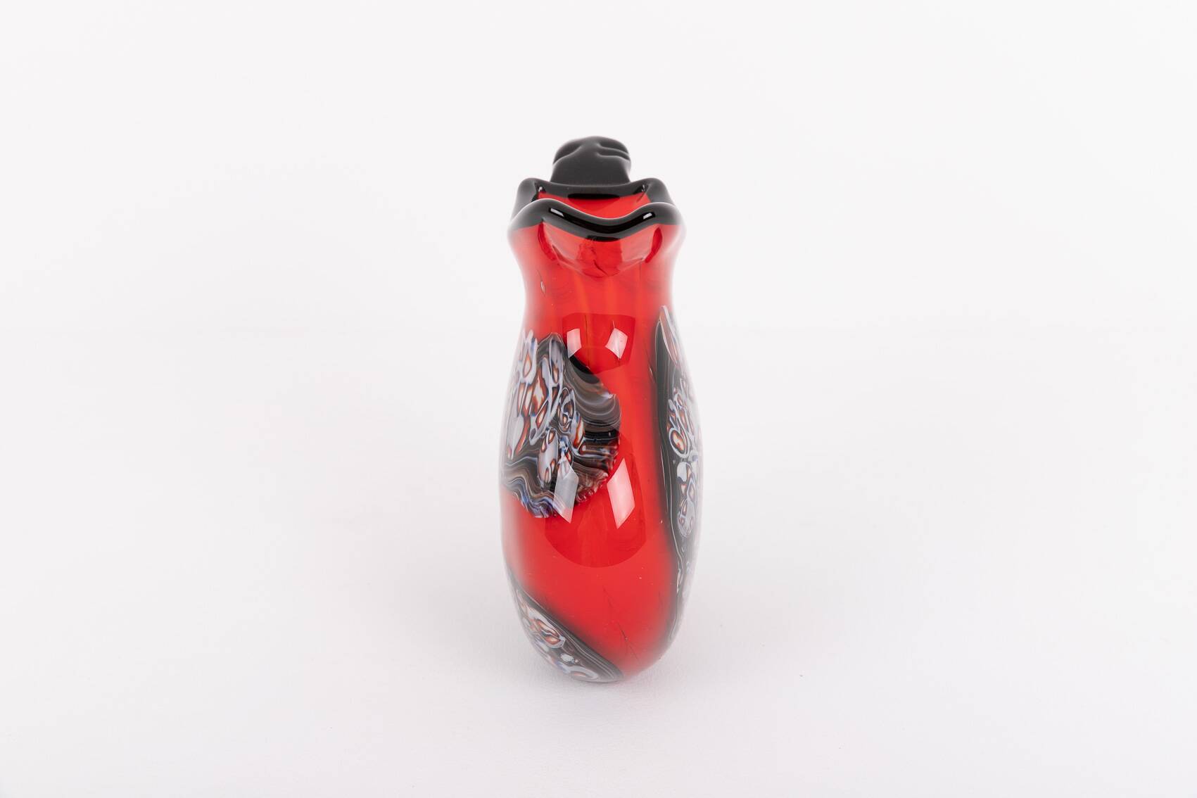 Spectacular Murano glass pitcher, Italy 1980’s