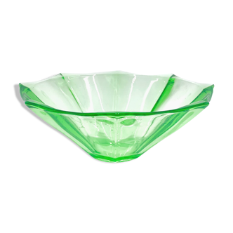 Green bowl, designed by J. Drost, Ząbkowice, 1970s