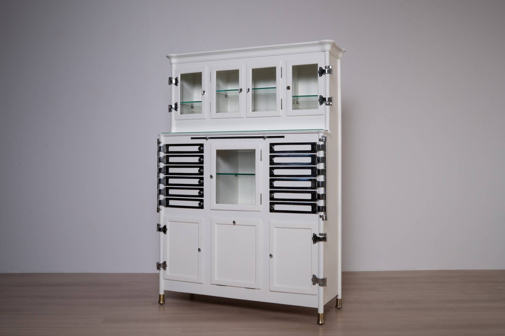 German Dental Instrument Cabinet by Arnold Biber, Pforzheim, Circa 1920