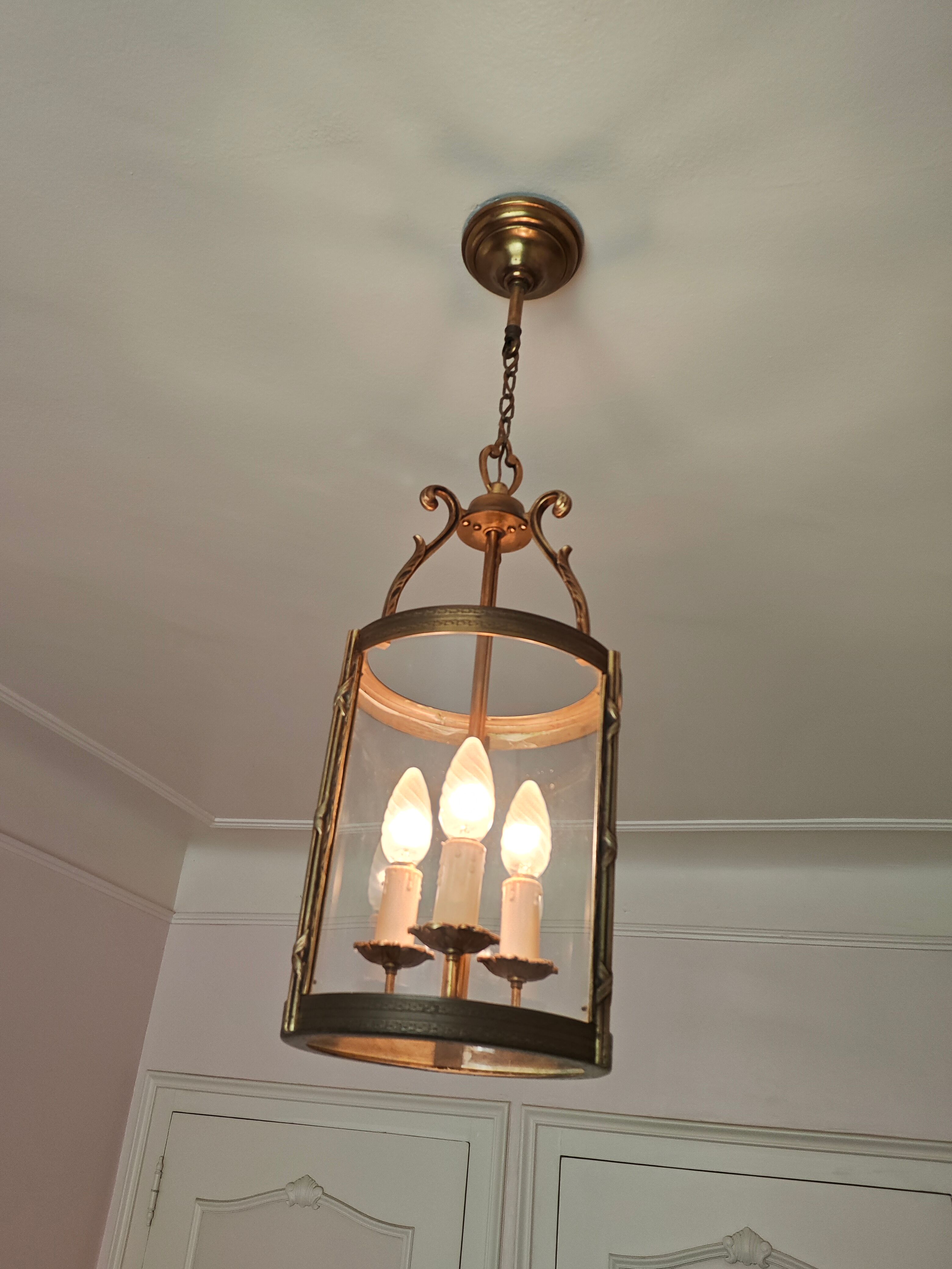 Suspension with 3 lamps