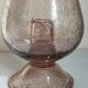 Vintage Biot blown glass tealight holder