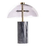 Lampe table pied marbre