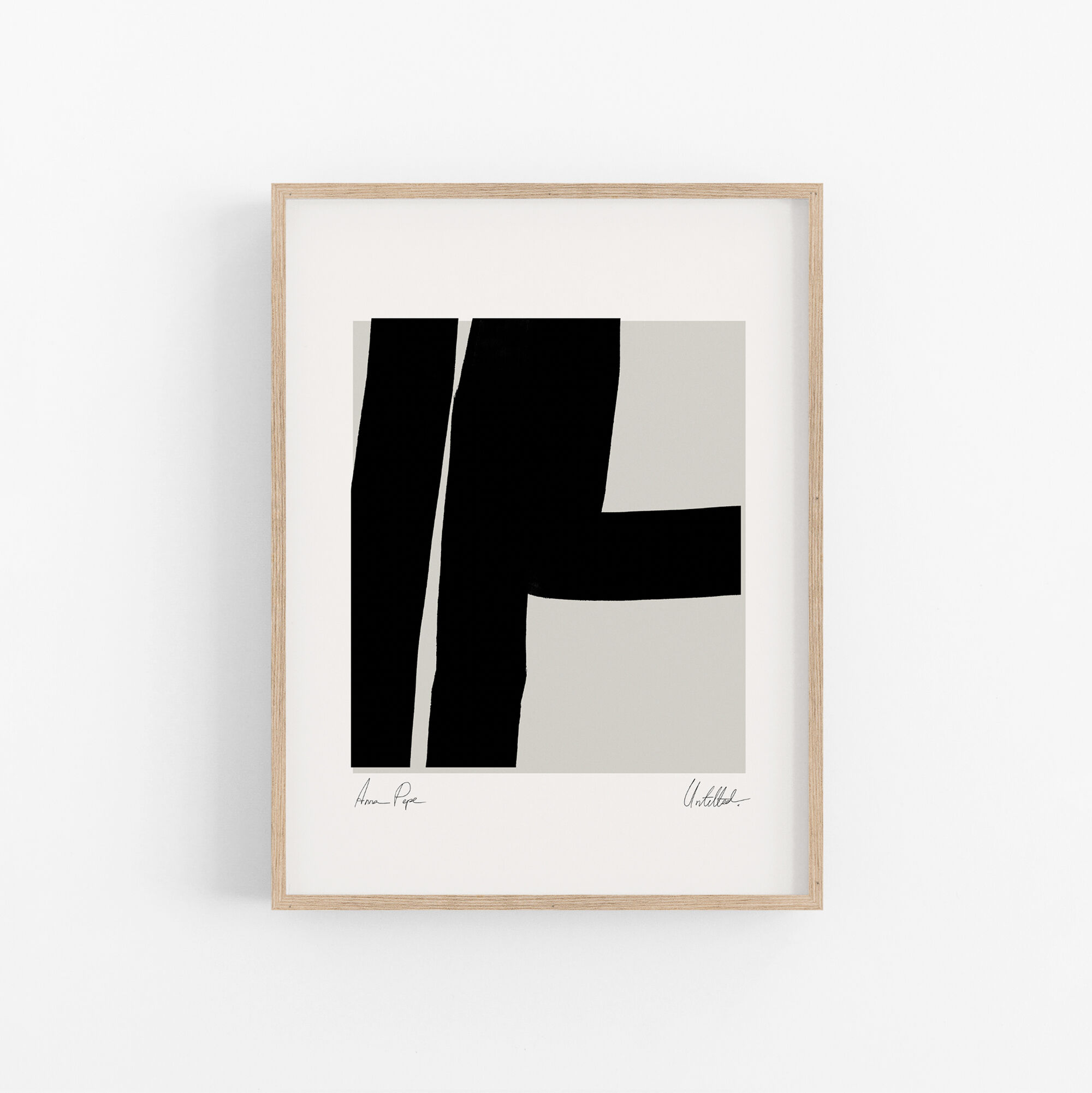 Framed abstract giclee art print 50x70cm