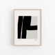 Framed abstract giclee art print 50x70cm