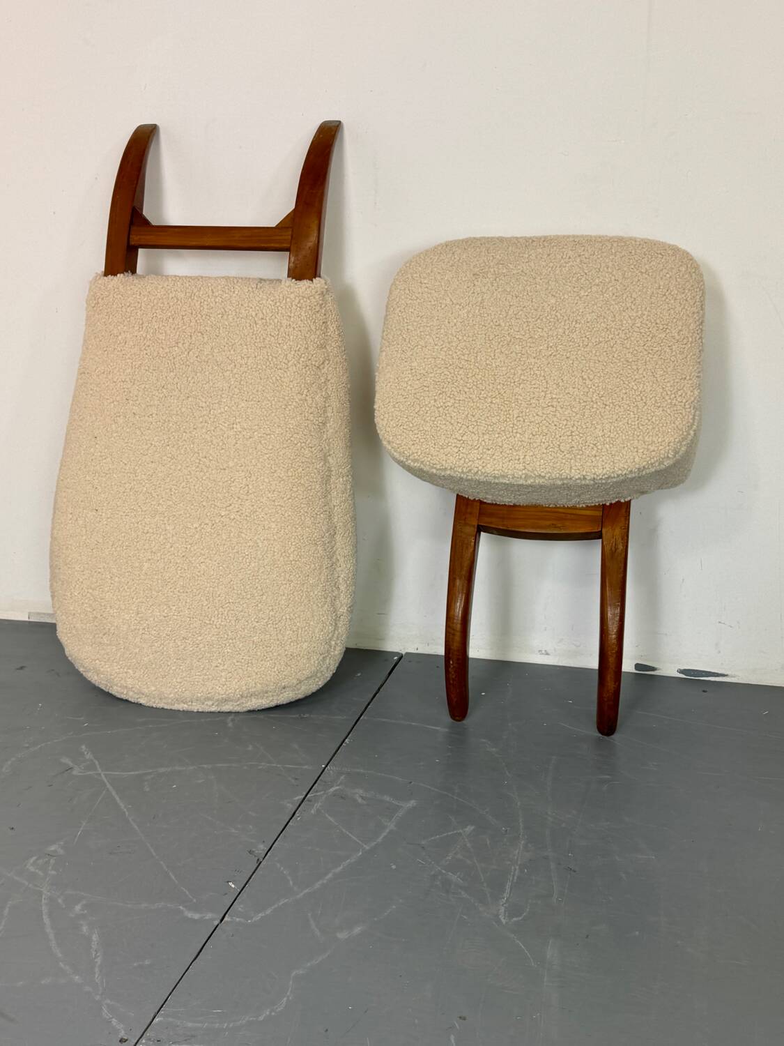 Mid-Century Modernist Bouclé Congo Easy Chair by Theo Ruth for Artifort, 19