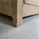 Very buffet just old solid raw pine wood.