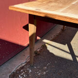 Table de ferme pied fuseau