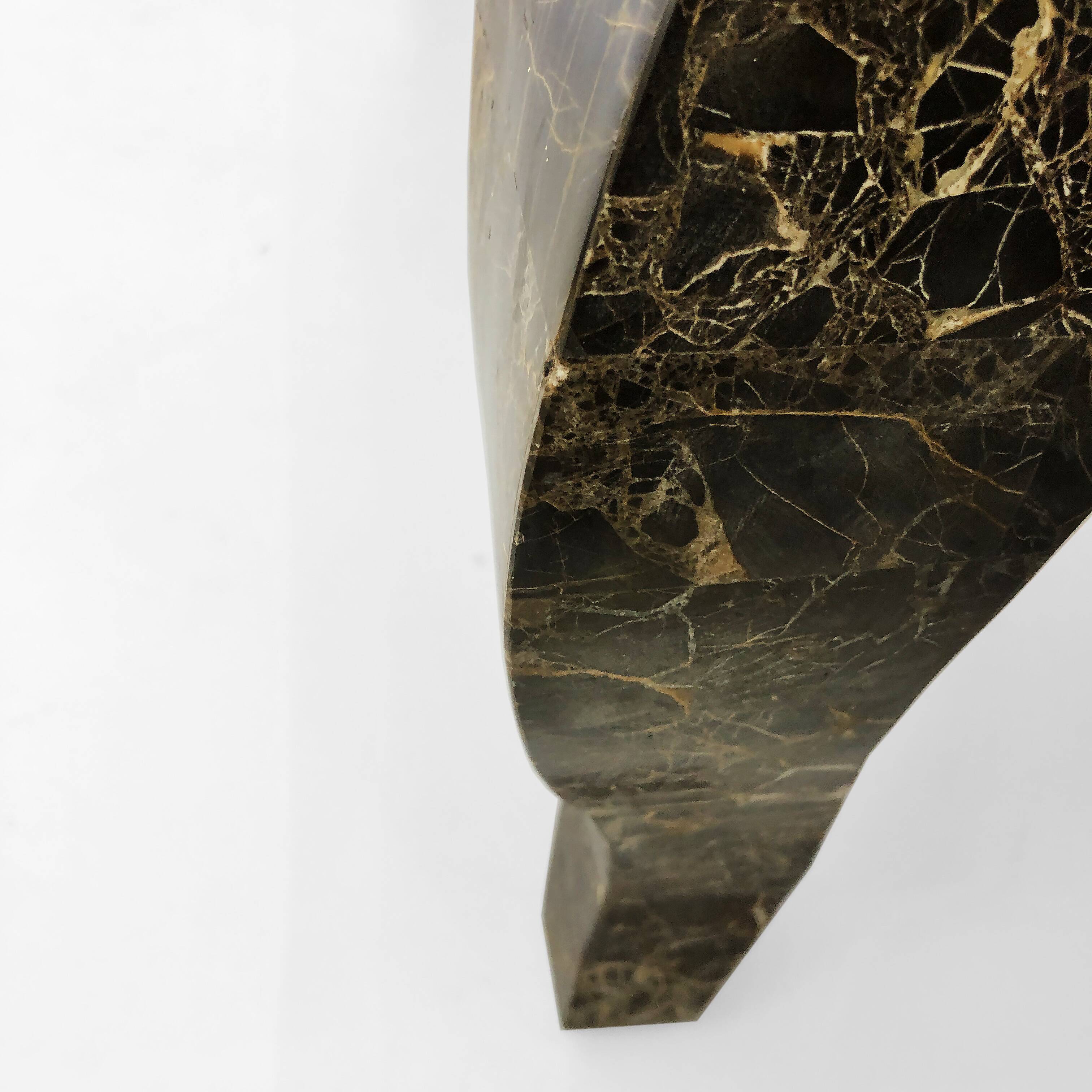 Maitland smith tessellated marble coffee table 1980s vintage usa rare emperador 1970s