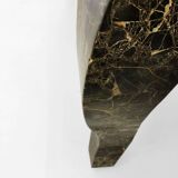 Table basse en marbre tessellé maitland smith 1980 vintage usa rare emperador 1970