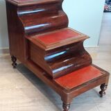 Staircase, Victorian in mahogany , second half of the 19th Century
